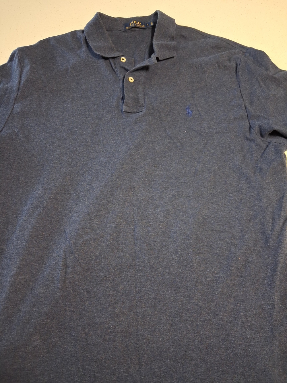 Polo by Ralph Lauren Heather Navy Short-Sleeve Polo